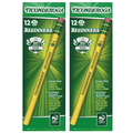 Ticonderoga Beginners® Pencils with Eraser, 12 Per Pack, PK2 13308